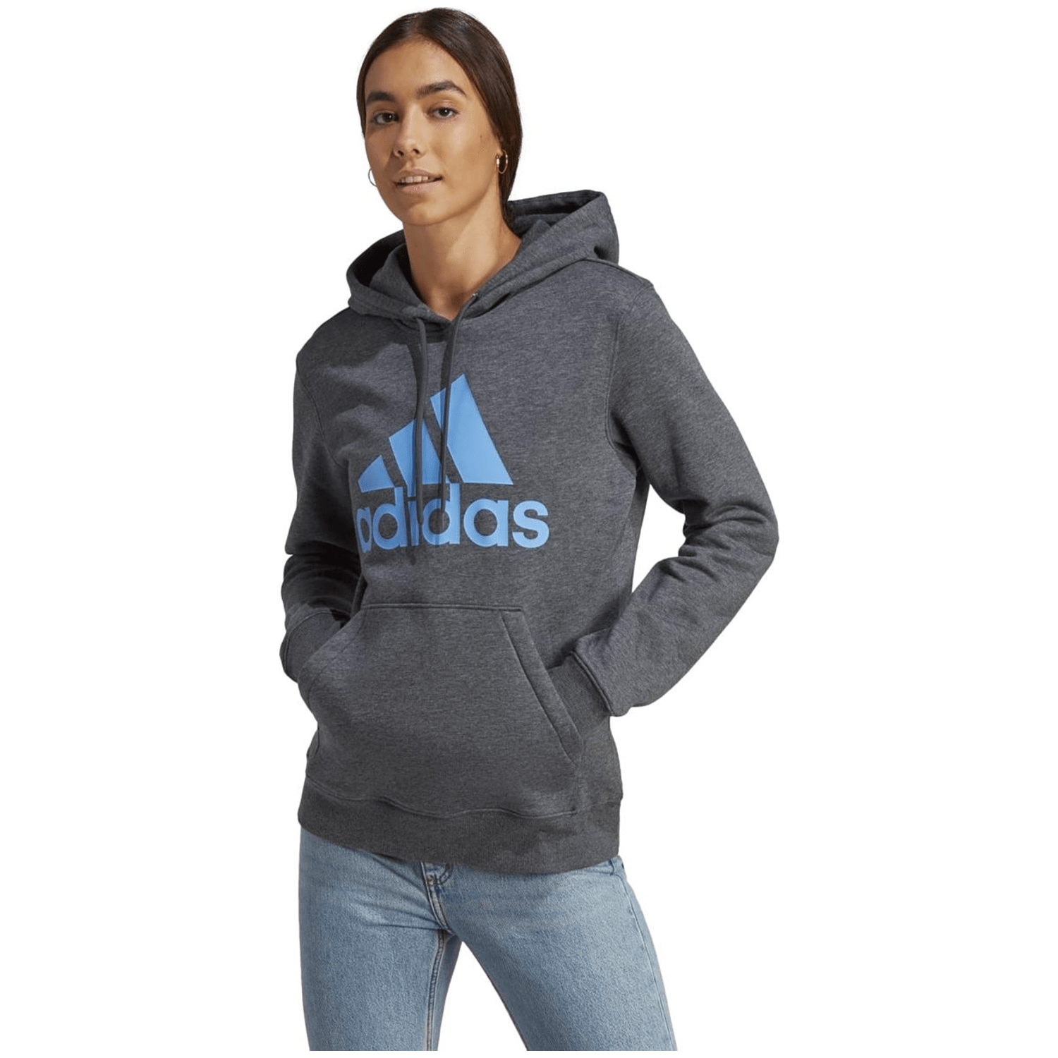 Adidas Essentials Big Logo Regular Fleece Hoodie Damen