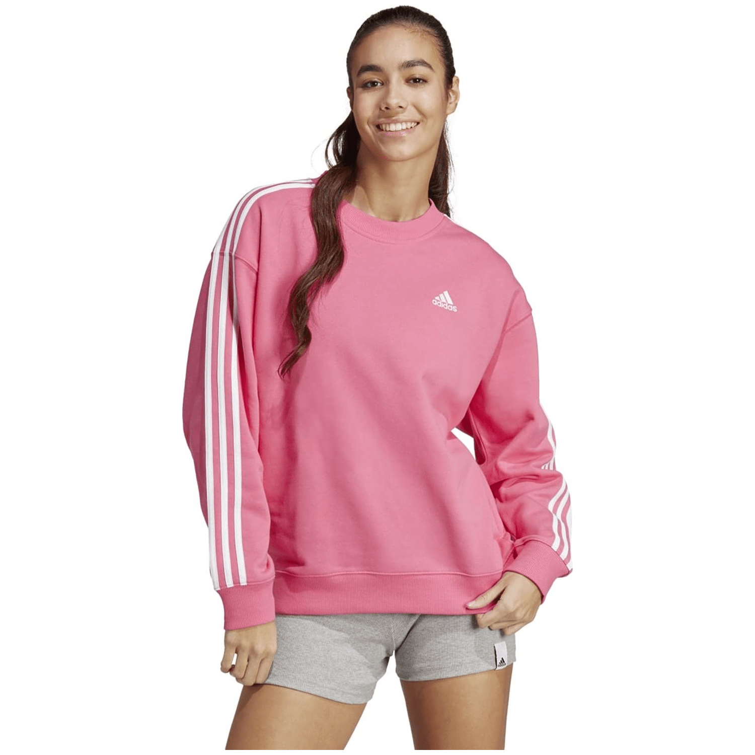 Adidas Essentials 3-Stripes Sweatshirt Damen