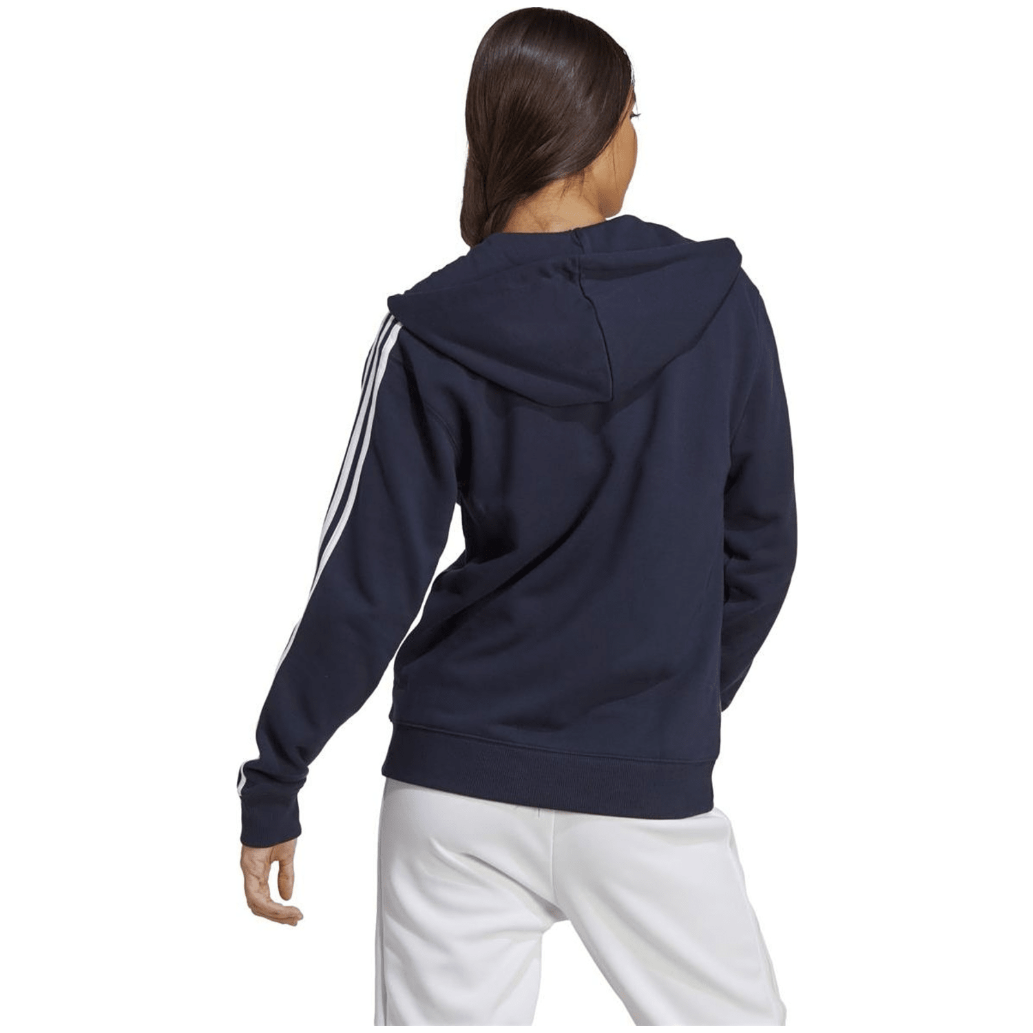 Adidas Essentials 3-Streifen French Terry Regular Kapuzenjacke Damen