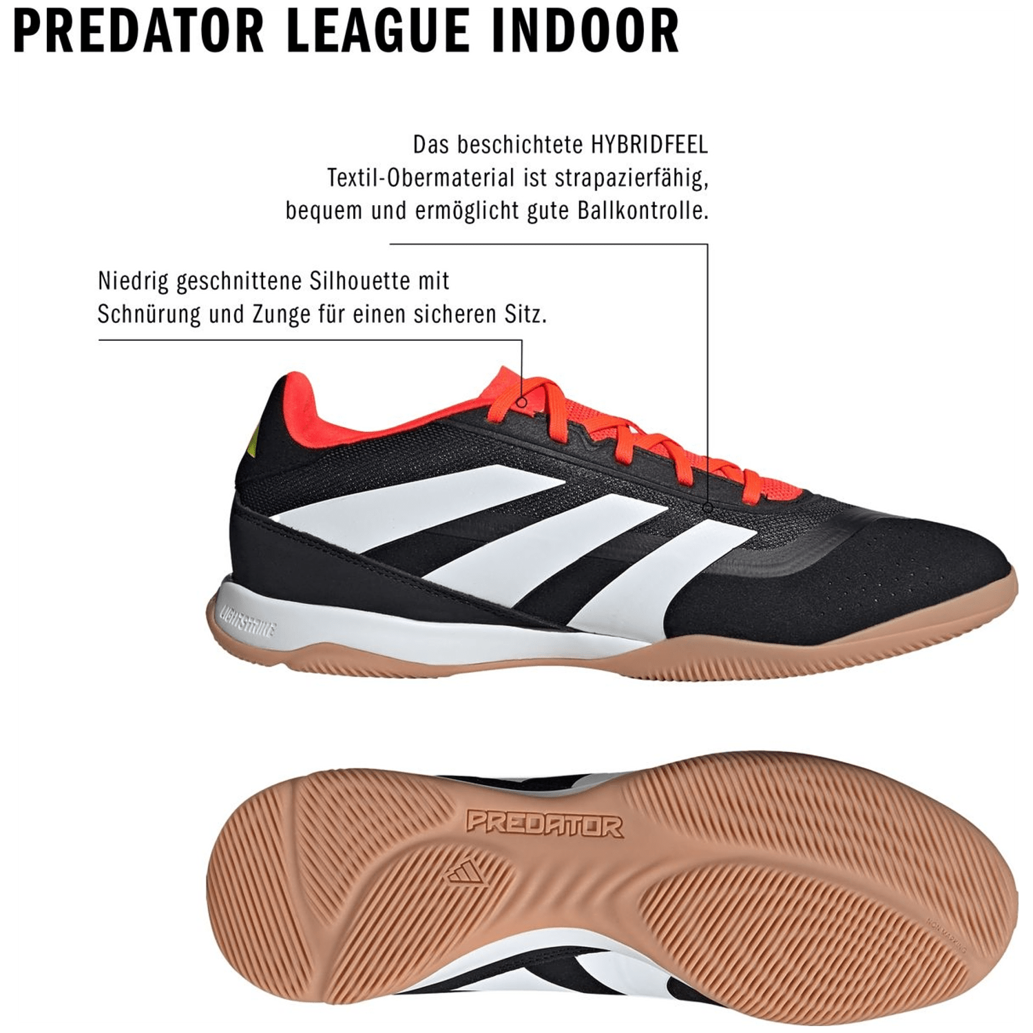 Adidas Predator League IN Unisex Hallenschuhe