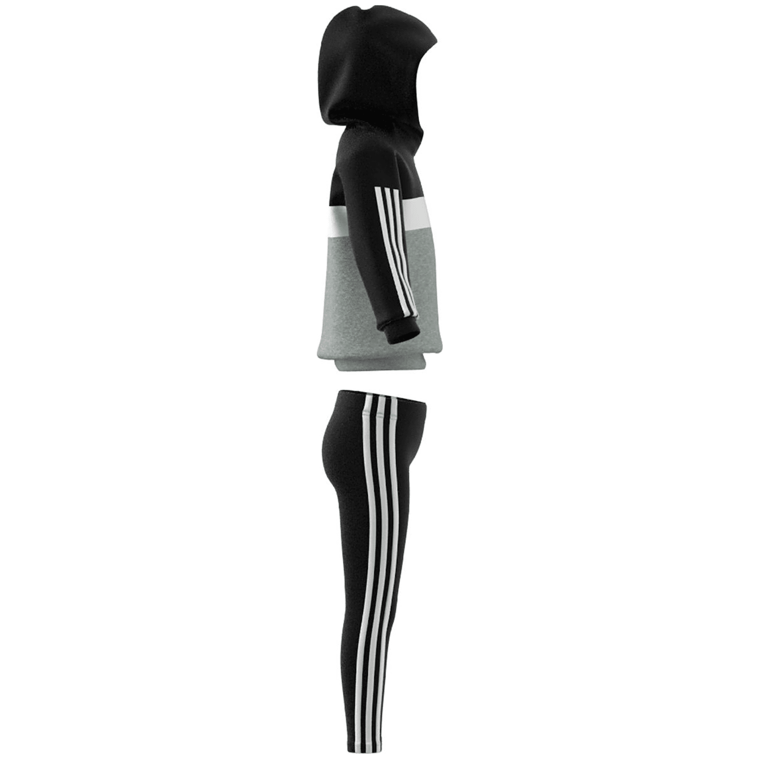 Adidas Tiberio 3-Streifen Colorblock Kids Leggings-Set Mädchen