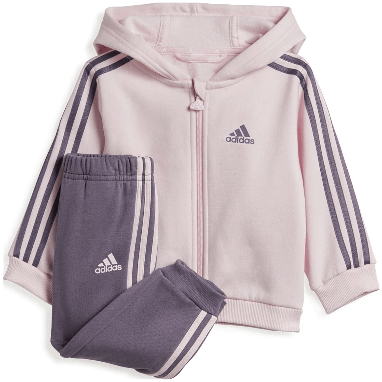 Adidas Essentials Full-Zip Hooded Jogginganzug Kinder