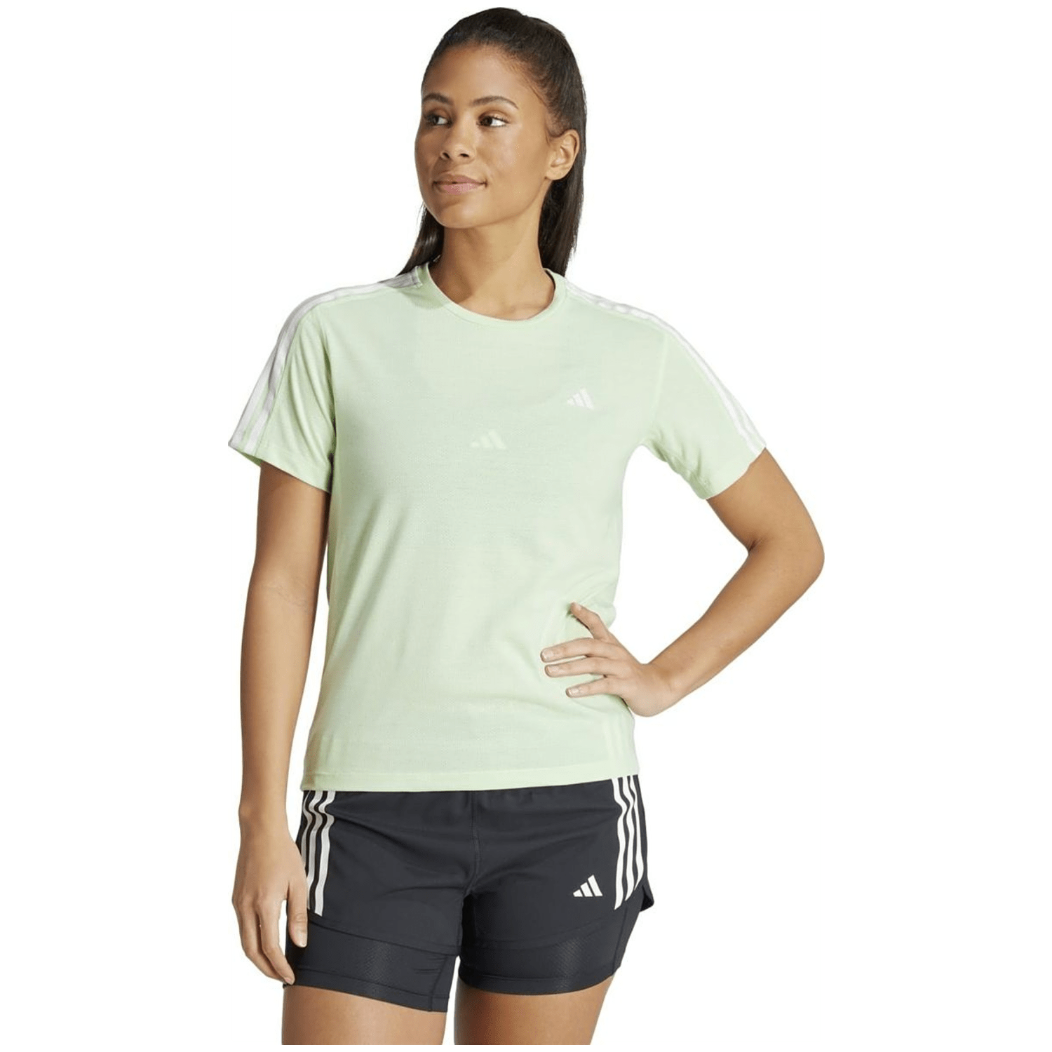Adidas Own the Run 3 Stripes T-shirt Damen