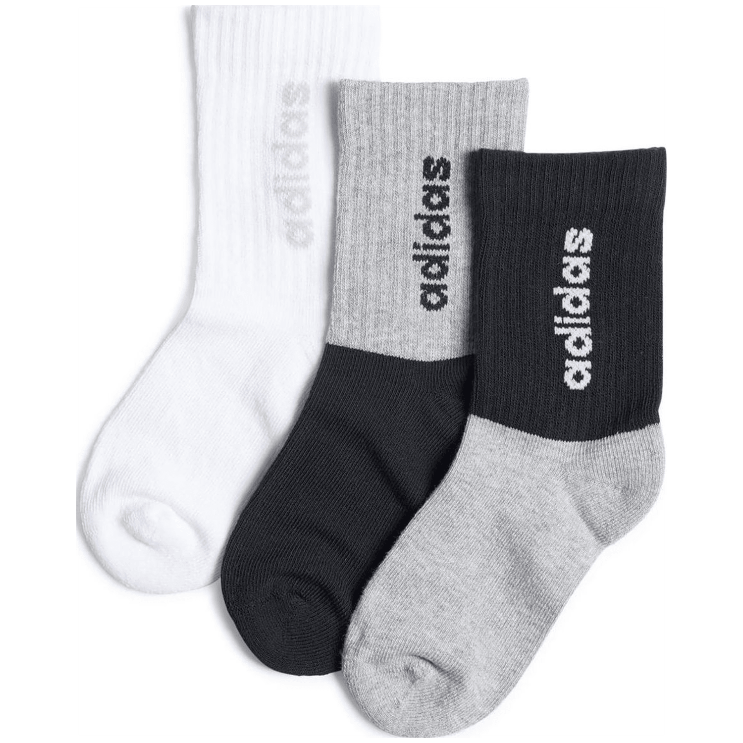 Adidas Linear Kids Crew Socken, 3 Paar Kinder