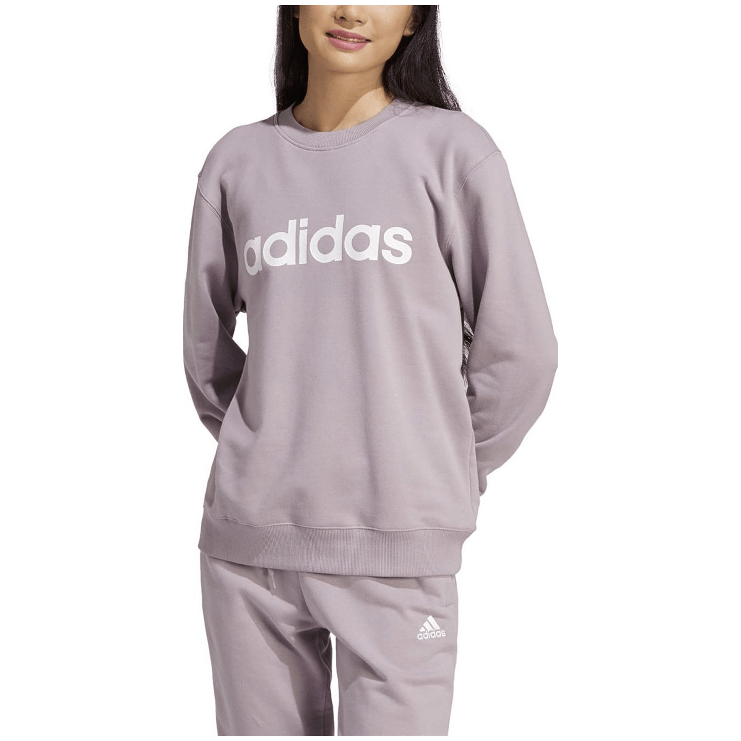 Adidas Essentials Linear French Terry Sweatshirt Damen