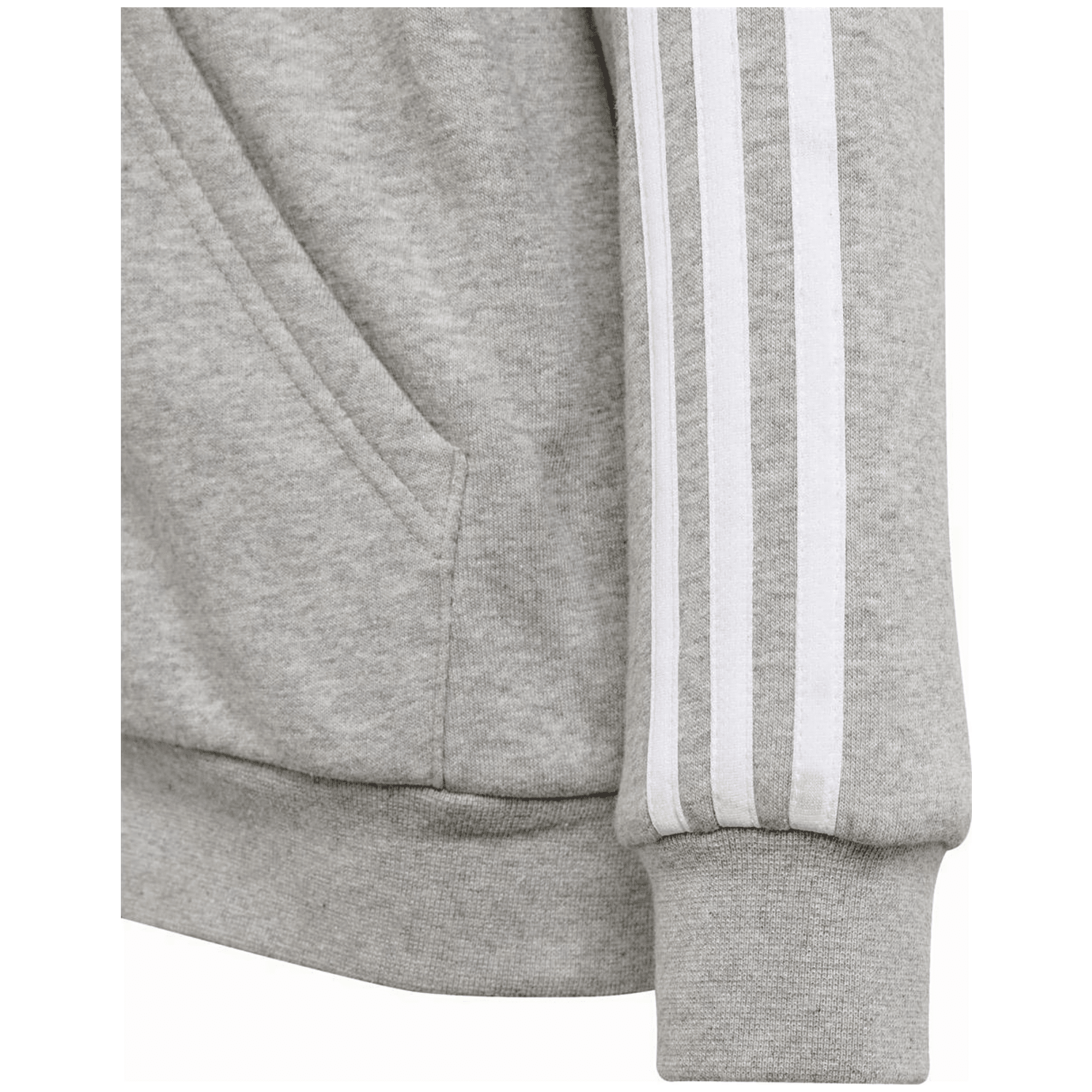Adidas Essentials 3-Streifen Fleece Kapuzenjacke Kinder