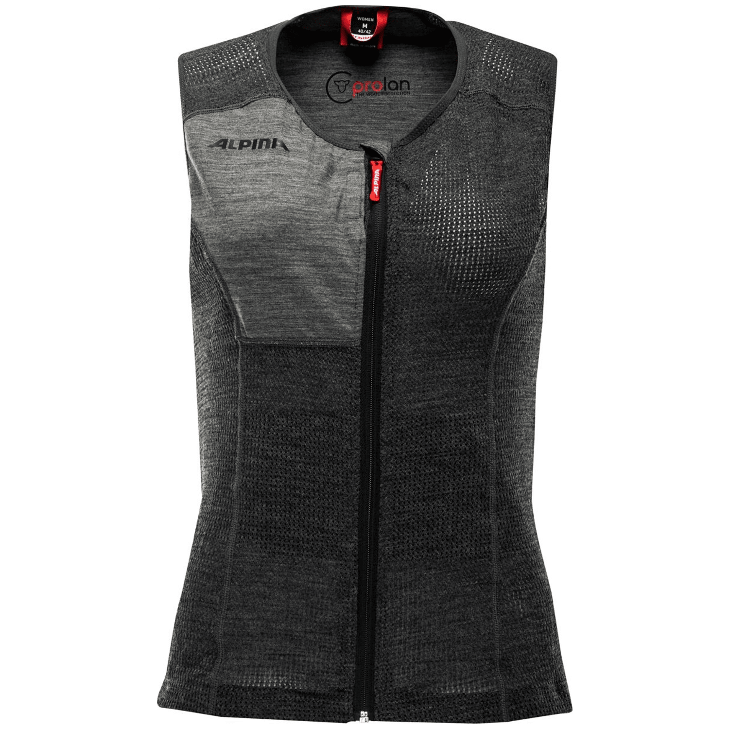 Alpina Prolan Women Vest dark S Rückenprotektor Unisex