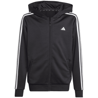 Adidas Train Essentials AEROREADY 3-Streifen Regular-Fit Kapuzenjacke Jungen