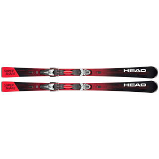 Head Supershape ERally + Prd 12 GW All-Mountain Ski 