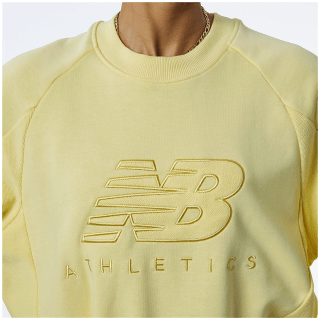 New Balance NB Athletics Crew Damen Kapuzensweater