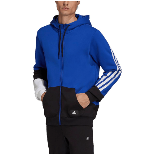 Adidas Sportswear Colorblock Kapuzenjacke Herren Fleecejacke