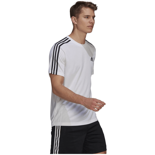 Adidas AEROREADY Designed To Move Sport 3-Streifen T-Shirt Herren T-Shirt
