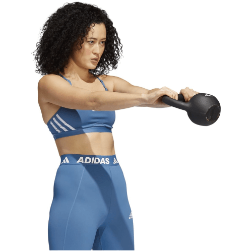 Adidas Aeroreact Training Light-Support 3-Streifen Sport-BH Damen