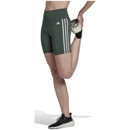 Adidas Training Essentials 3-Streifen High-Waisted kurze Tight Damen