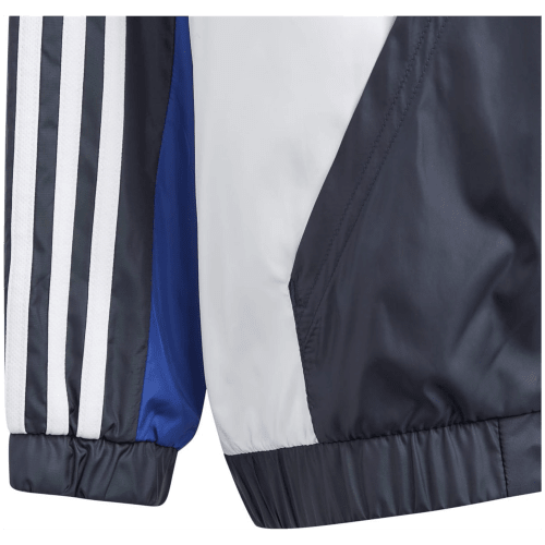 Adidas Colorblock 3-Streifen Regular Fit Windbreaker Kinder