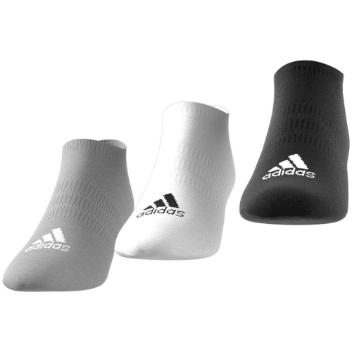 Adidas Thin and Light No-Show Socken, 3 Paar Unisex