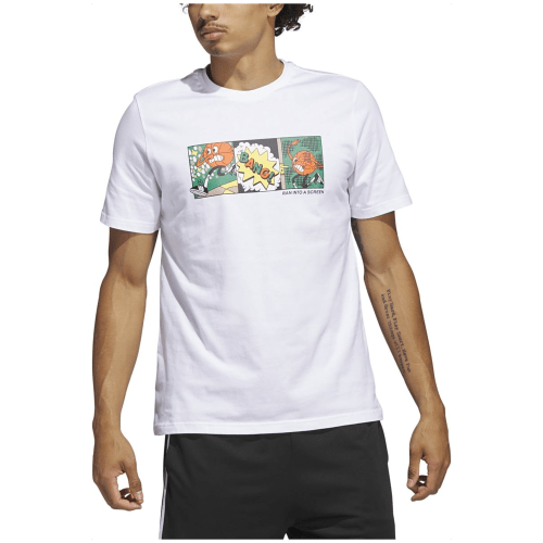 Adidas Lil’ Stripe Basketball Graphic T-Shirt Herren