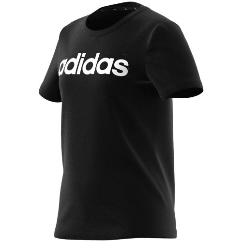 Adidas Essentials Linear Logo Cotton Slim Fit T-Shirt Mädchen