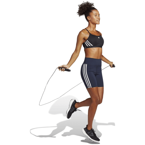 Adidas Training Essentials 3-Streifen High-Waisted kurze Leggings Damen