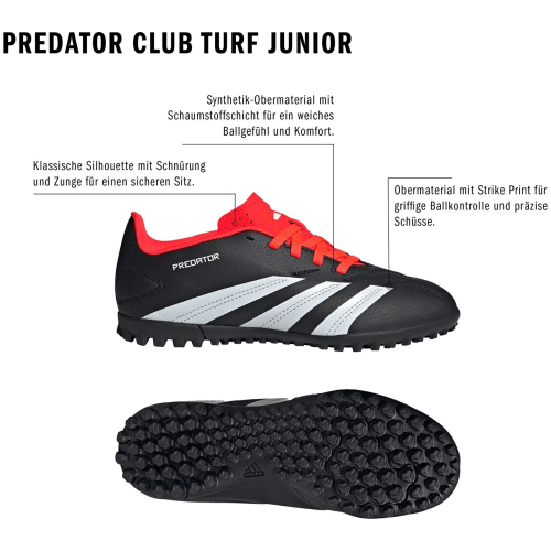 Adidas Predator Club TF J Unisex Multinockenschuhe