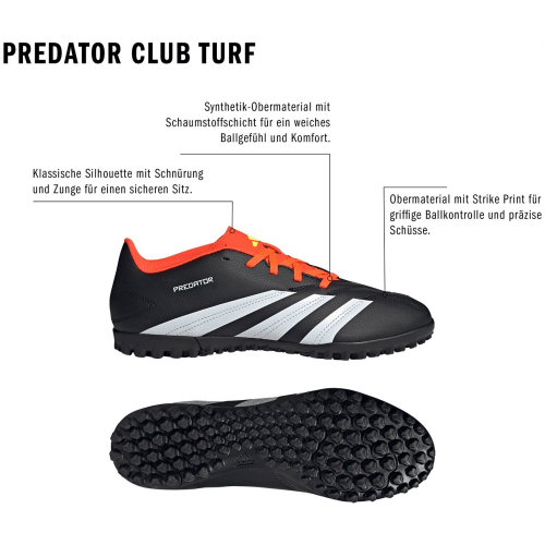 Adidas Predator Club TF Unisex Multinockenschuhe