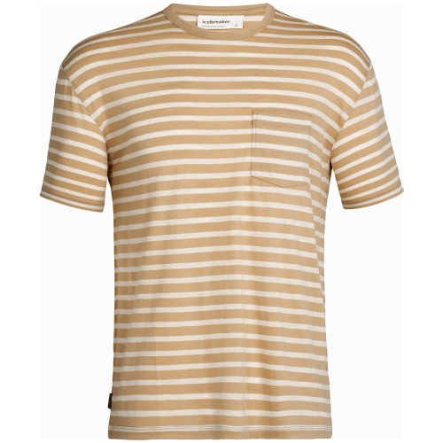 Icebreaker Granary Pocket Stripe Herren T-Shirt