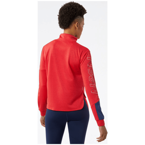 New Balance Accelerate Pacer Half Zip Damen T-Shirt