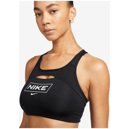 Nike Pro Dri-FIT Swoosh Medium-Support Non-Padded Graphic Damen Bustier