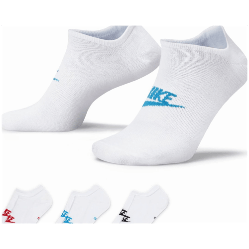 Nike Sportswear Everyday Essential No-Show (3 Pairs) Unisex Socken