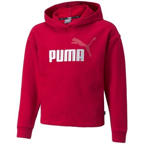 Puma Ess+ Logo Cropped Mädchen Kapuzensweater