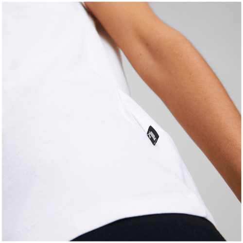 Puma Ess+ Metallic Logo Tee Damen T-Shirt