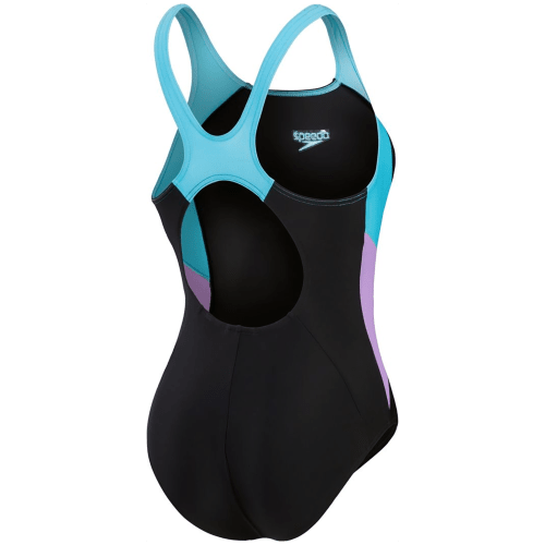 Speedo Colourblock Splice Muscleback Damen Schwimmanzug