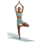 Adidas Yoga Studio Five-Inch kurze Leggings Damen