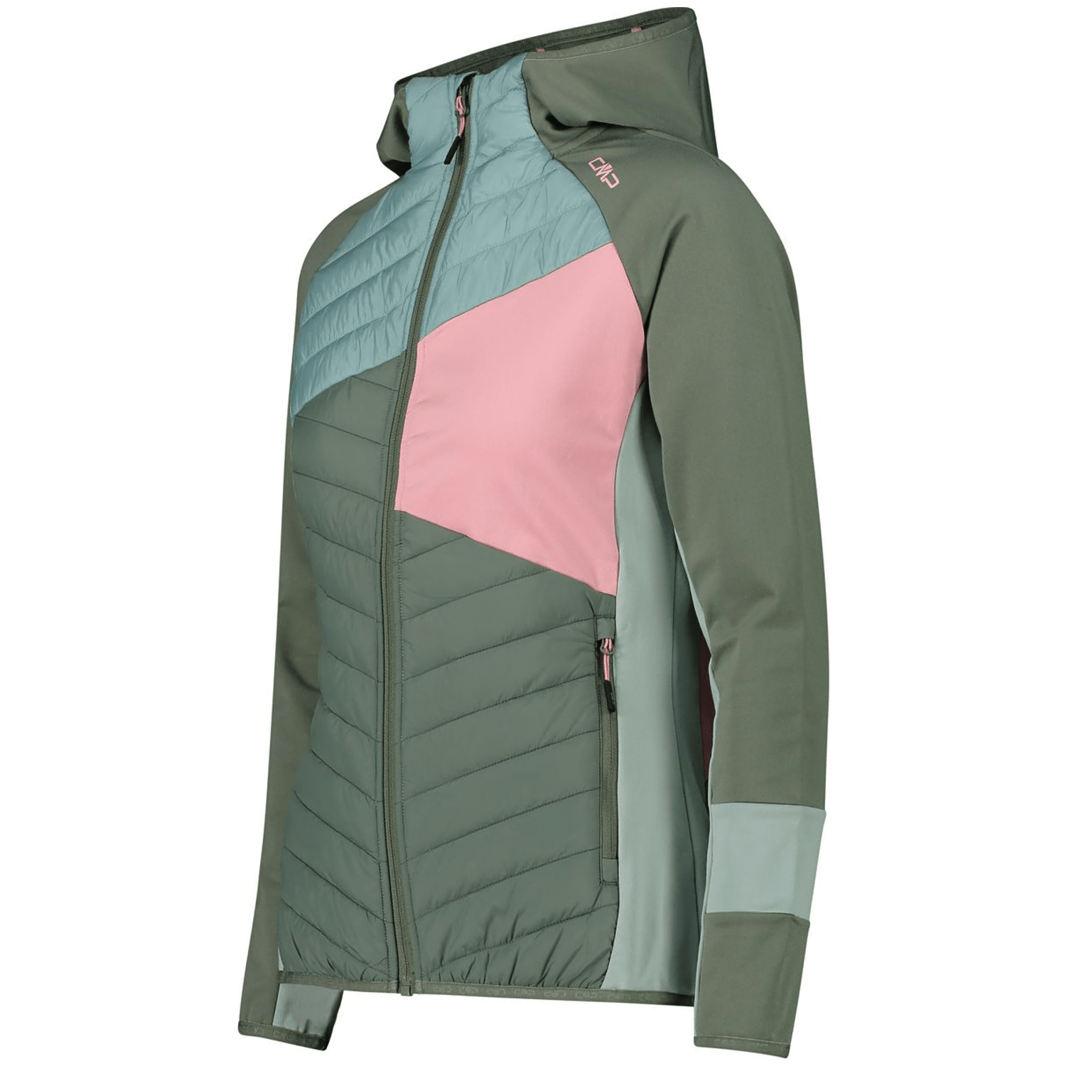 CMP Jacket Fix Hood Hybrid Damen Kapuzensweater