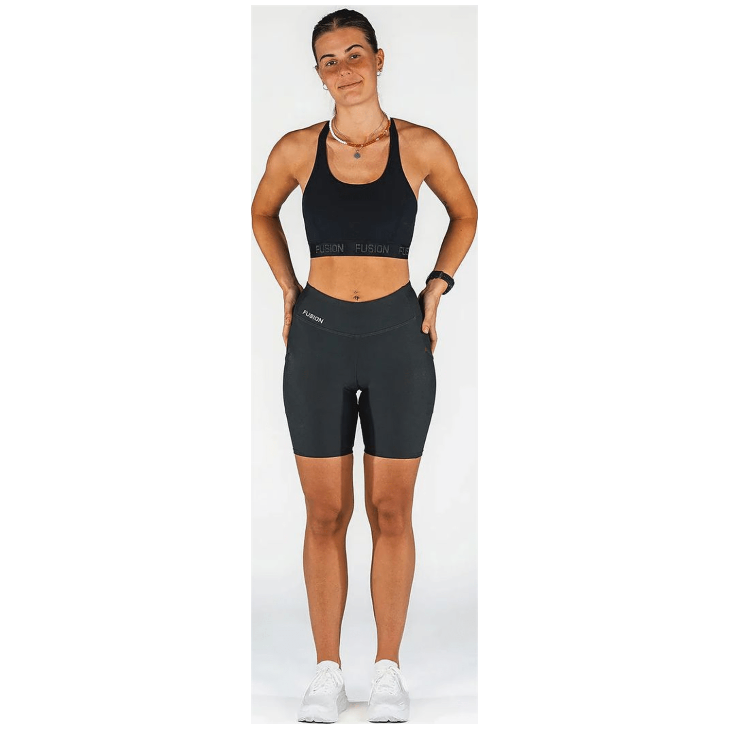 Fusion Short Gym Damen Tights