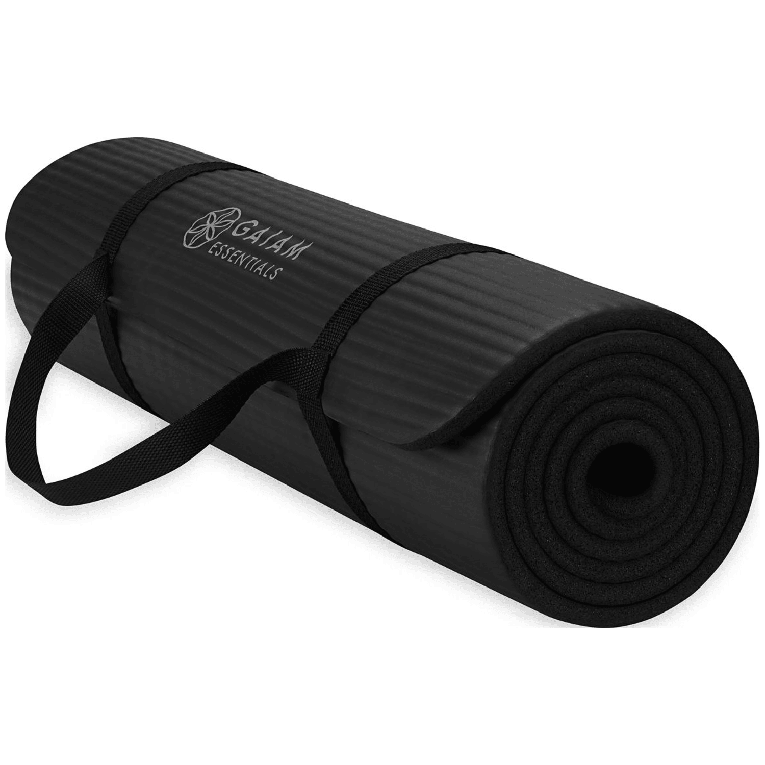 Gaiam Essentials 10Mm Fitness Mat Black Gymnastikmatte