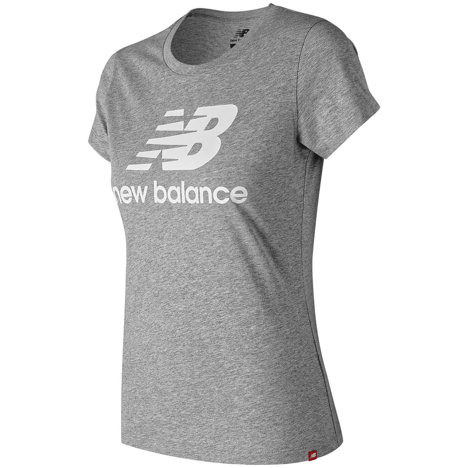 New Balance NB Essentials Stacked Logo Tee Damen T-Shirt