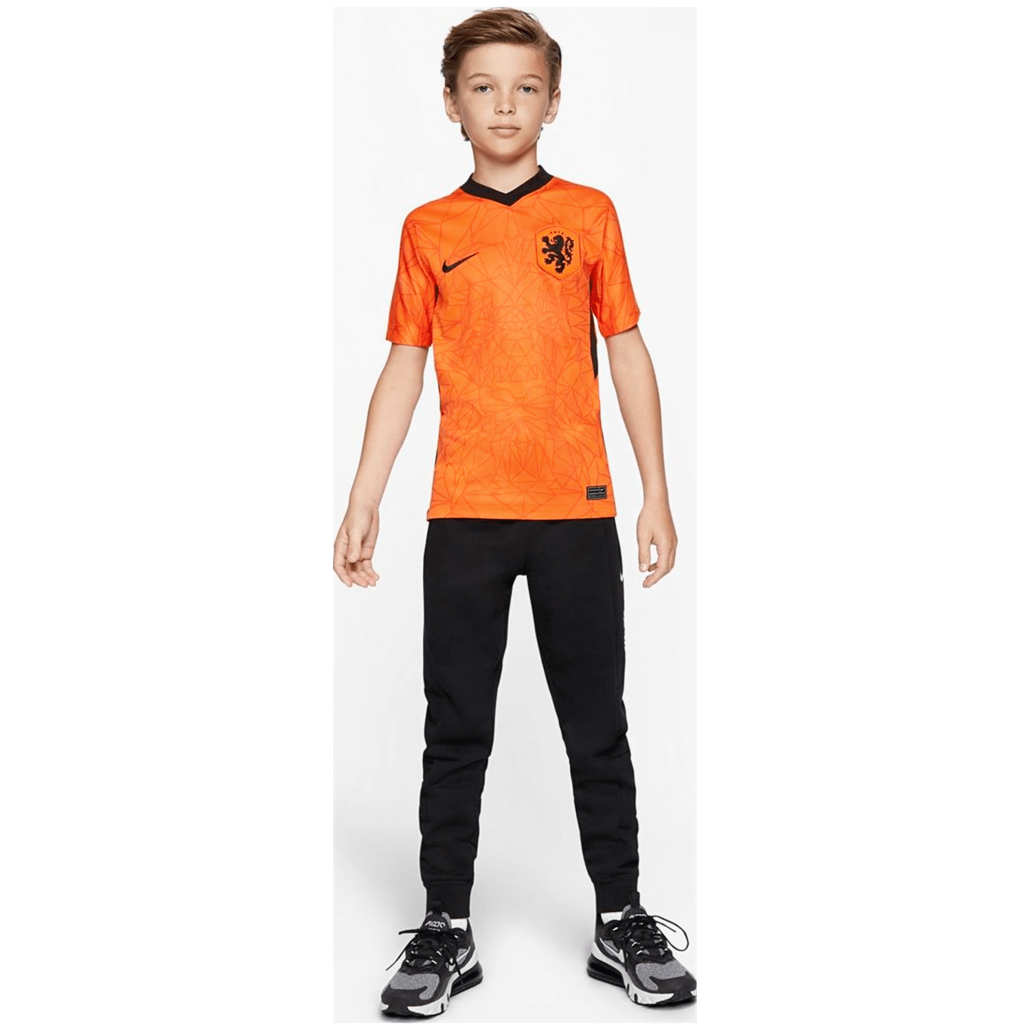 Nike Netherlands 2020 Stadium Home Kinder Kurzarmtrikot