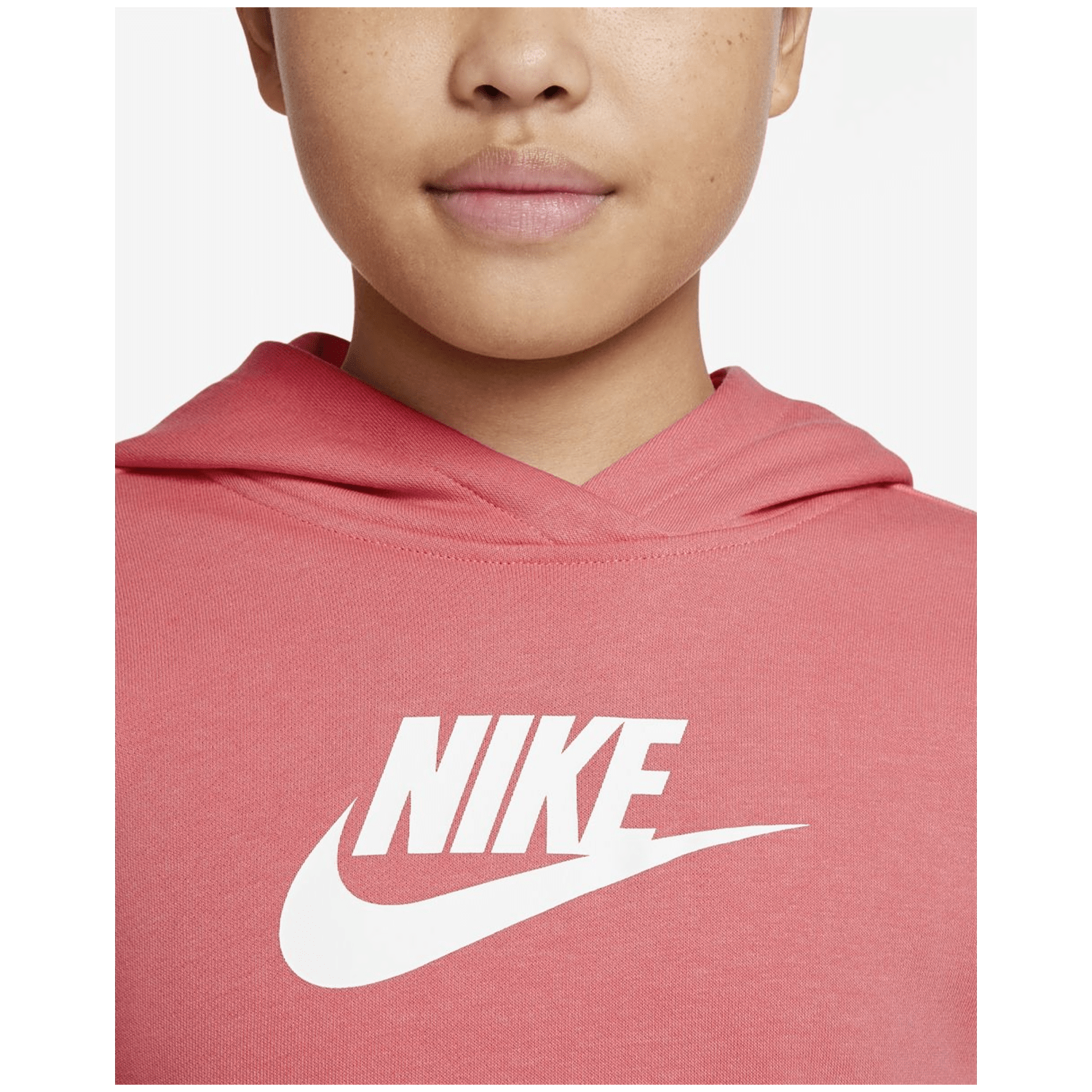 Nike Sportswear Club French Terry Cropped Mädchen Kapuzensweater