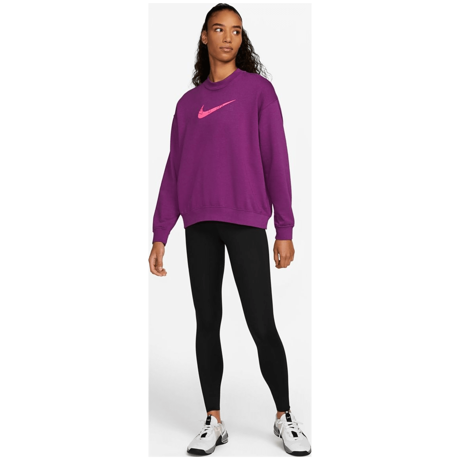 Nike Dri-FIT Get Fit Graphic Training Crew-Neck Damen Sweatshirt