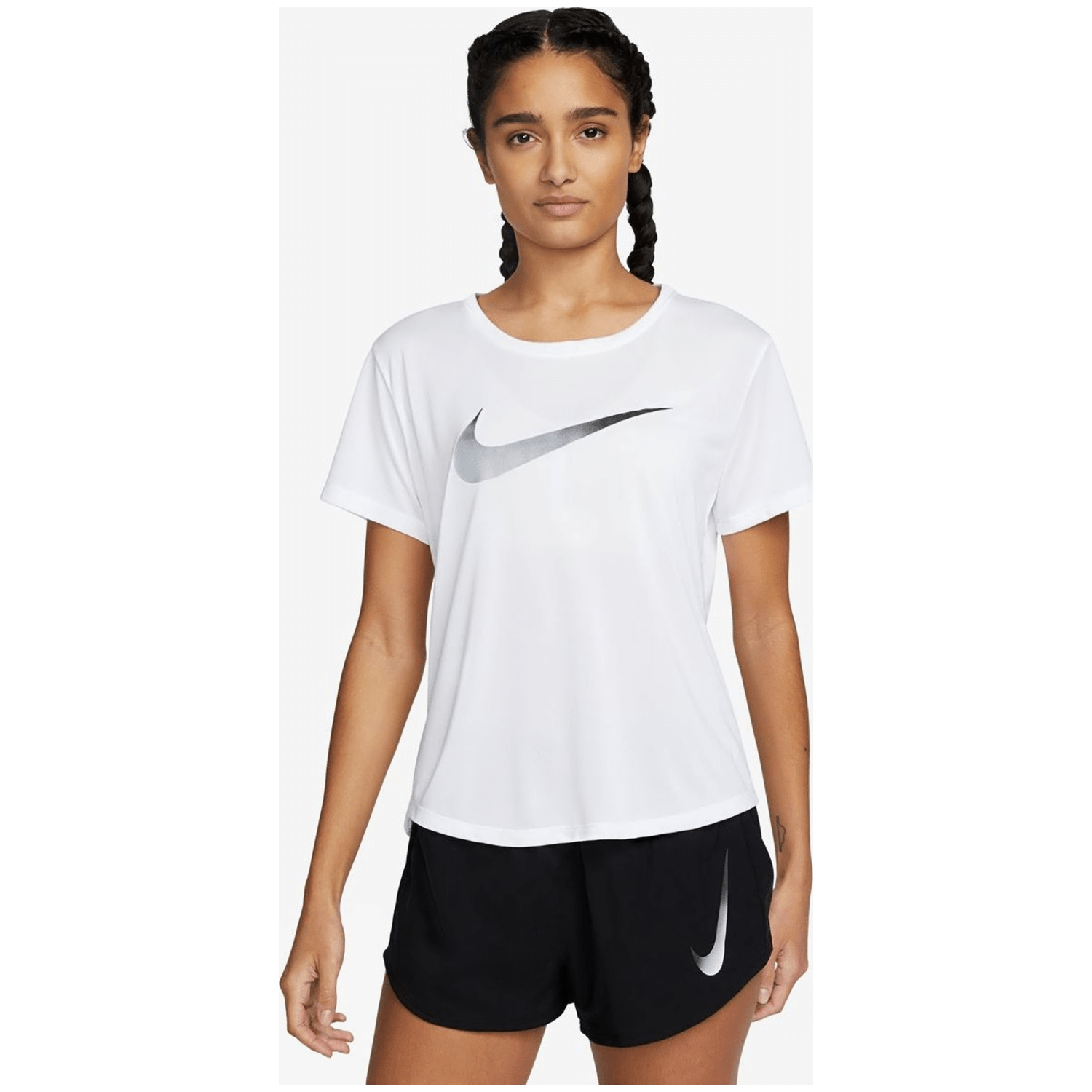 Nike One Dri-FIT Swooshd Top Damen T-Shirt