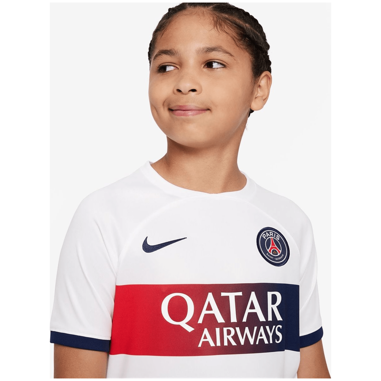 Nike Paris Saint-Germain 2023/24 Stadium Away Dri-Fit Kinder Trikot