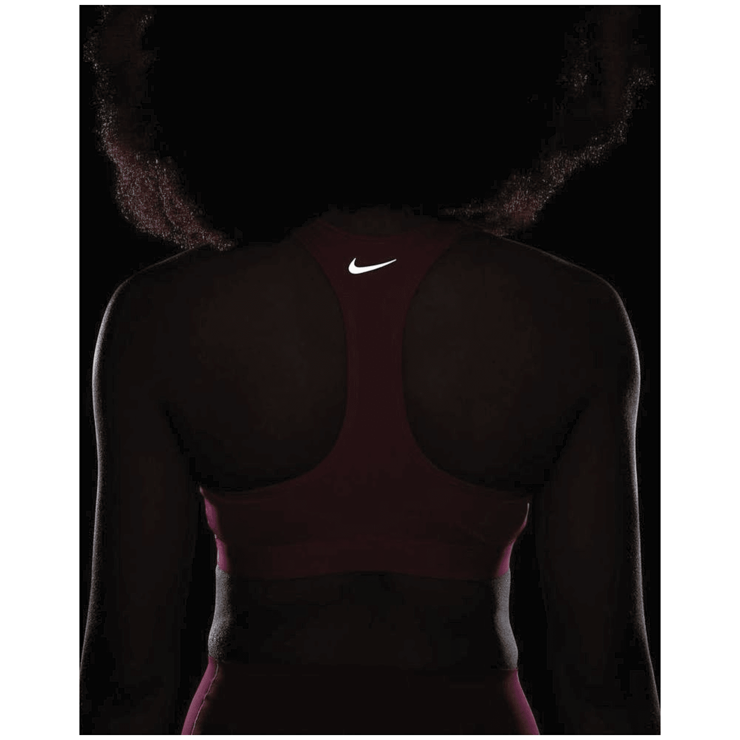 Nike Swoosh Medium Support Padded Graphic Damen Bustier