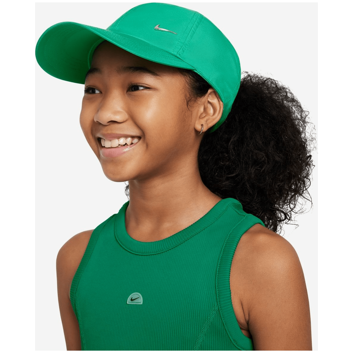 Nike Dri-Fit Club Unstructured Metal Swoosh Kinder Cap
