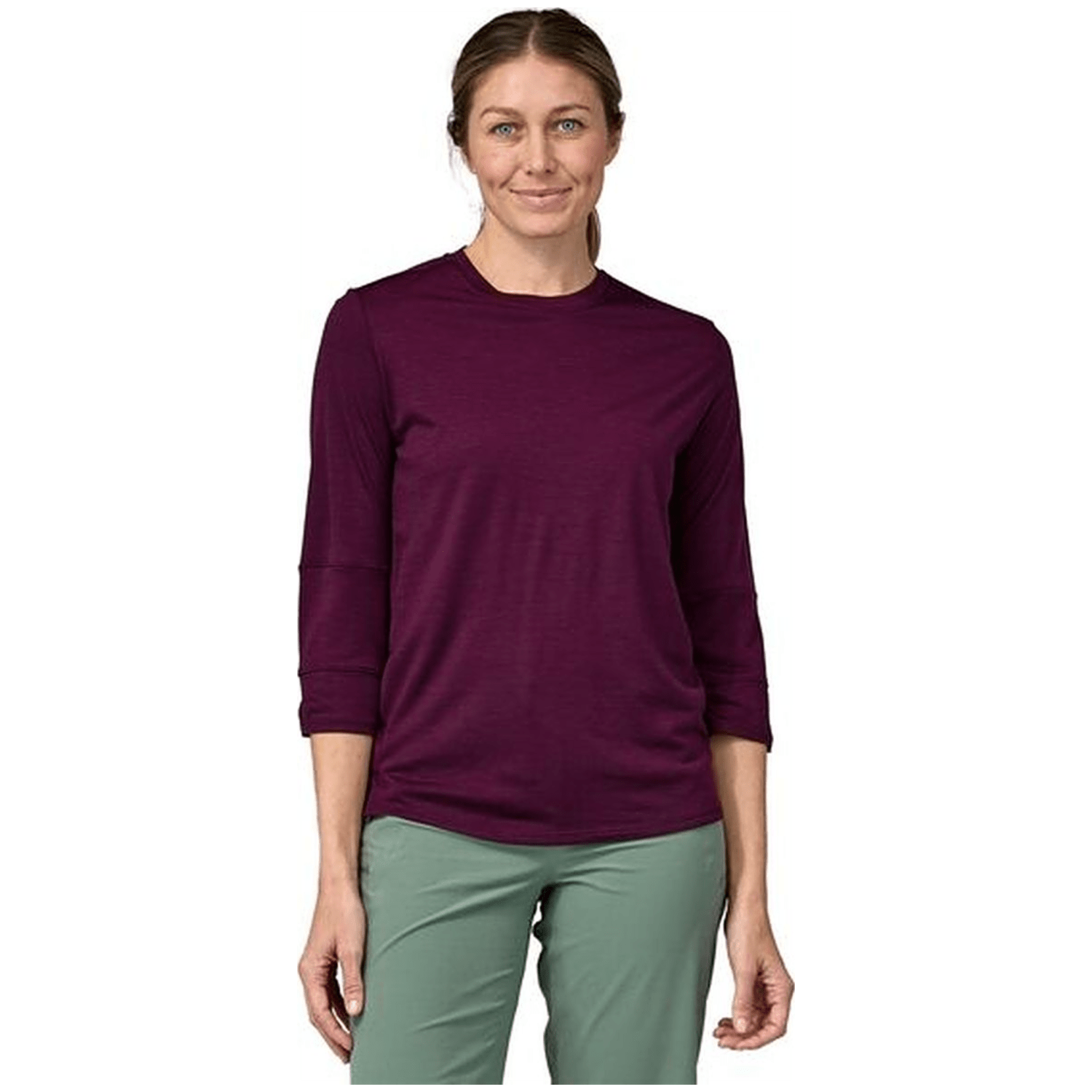 Patagonia Merino 3/4 Sleeve Bike Jersey Damen T-Shirt