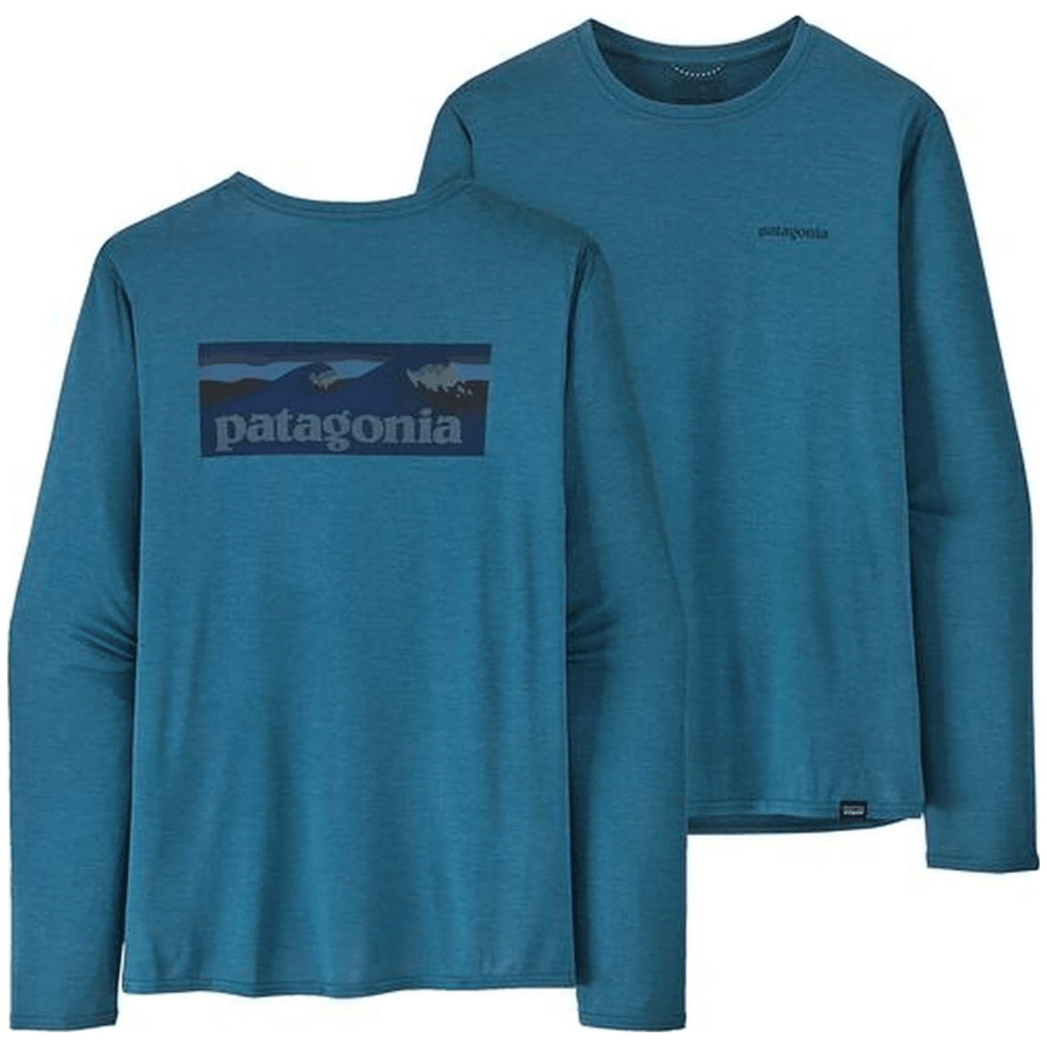 Patagonia L/S Cool Daily Graphic - Waters Herren T-Shirt