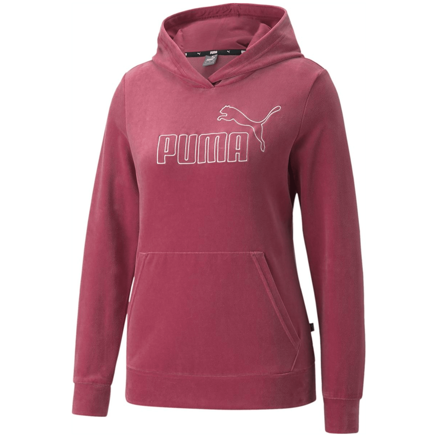 Puma Ess+ Velour Damen Kapuzensweater