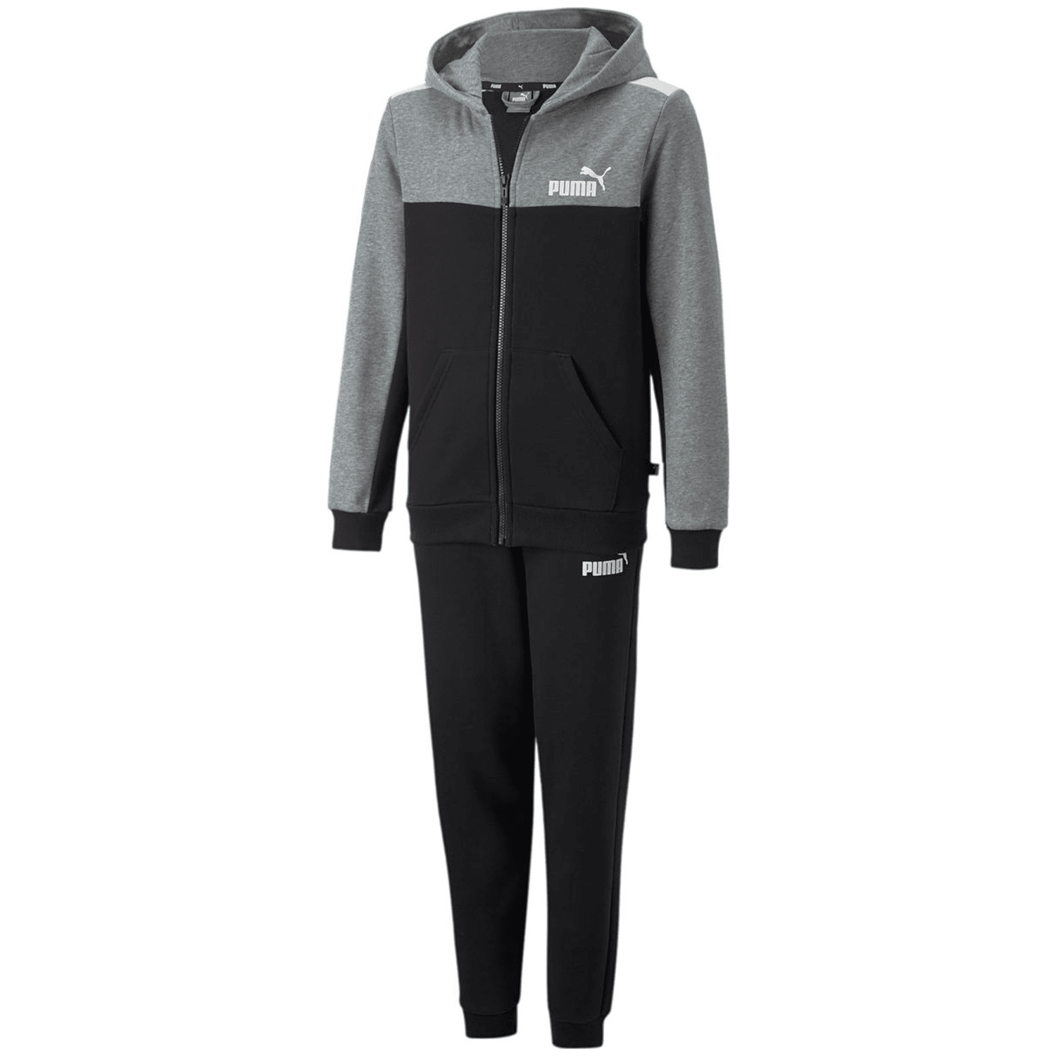 Puma Ess+ Block Hooded Suit FL B Jungen Jogginganzug
