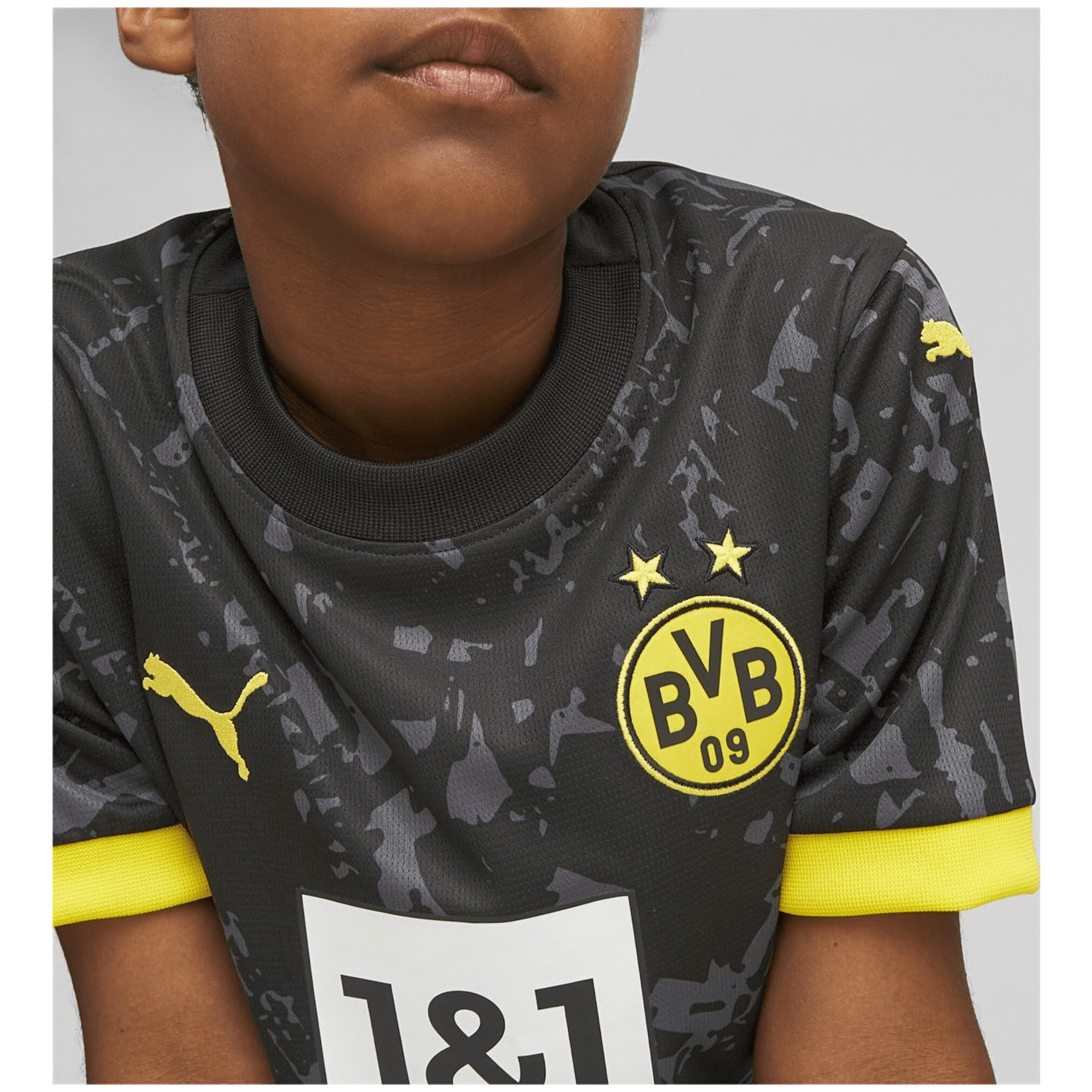 Puma BVB Away Replica Junior Kinder Trikot