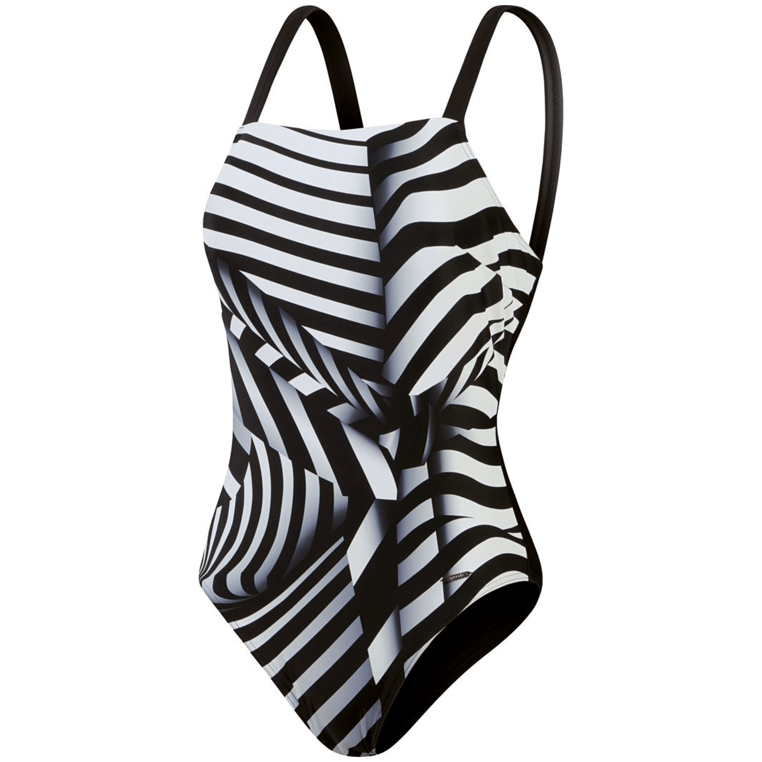 Speedo Shaping Square Neck Printed Damen Schwimmanzug